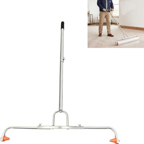 Adjustable Carpet Film Applicator 24-36 Inch - Heavy-Duty Floor Roller