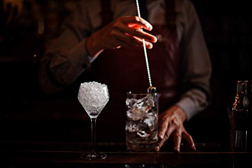 Handblown Cocktail Mixing Glass - 18 oz Weighted Base Bar Mixer