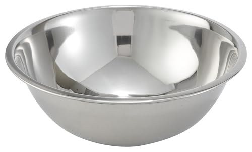 8 Quart Stainless Steel Mixing Bowl, Heavy-Duty Commercial Kitchen Prep Bowl