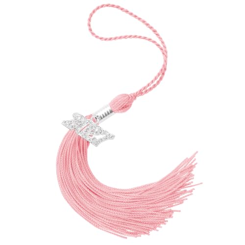2027 Graduation Cap Tassel with Silver Year Charm - Pink