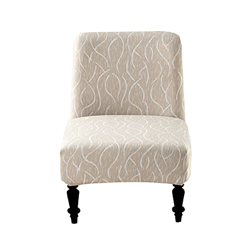 Washable Armless Chair Slipcover for Accent Slipper Chairs