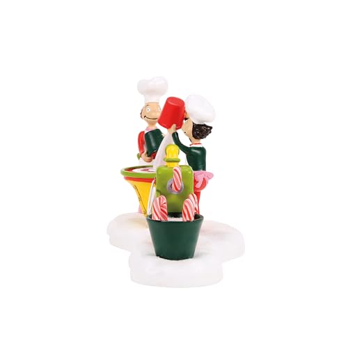 Who-Ville Candy Crew Christmas Village Figurine - Hand-Painted Resin, 3.5 Inch