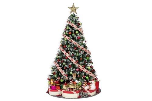 28ct Shatterproof Mini Christmas Ball Ornaments - 1.57 Inch Lime Green