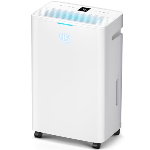 4500 Sq.Ft Large Room Dehumidifier with Drain Hose and Auto Shut-Off
