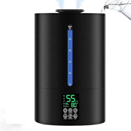 6L Warm and Cool Mist Humidifier for Bedroom and Large Room
