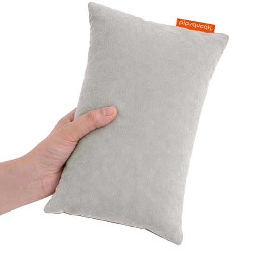 Travel Mini Pillow - Compact 11x7 inches for Kids, Toddlers & Pets - Gray