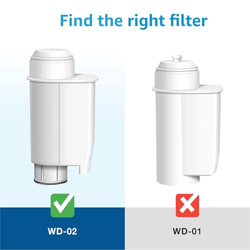 Waterdrop Coffee Water Filter, Replacement for Brita¢ç Intenza+¢ç Water Filter Gaggia¢ç, Philips¢ç, Saeco¢ç, CA6702/00, Gaggia¢ç Filter, T?V S?D Certified (Pack of 4)