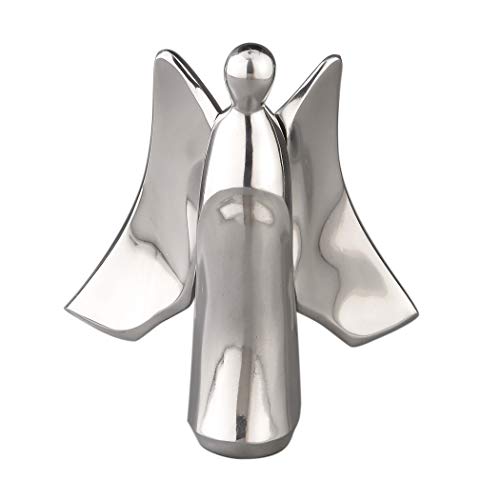 Nambe Angel Nativity Figure - Serene Metal Alloy Holiday Decor, 7 Inch