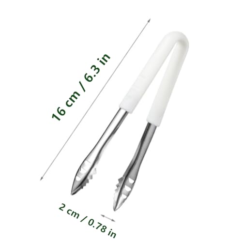 Stainless Steel Ice Tongs for Ice Balls, Cubes & Food - Bar & Kitchen Use