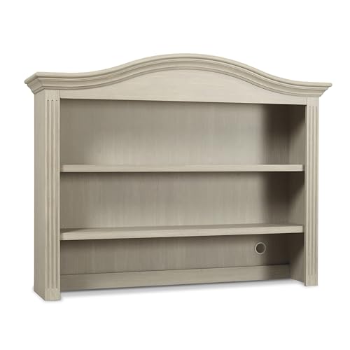 Universal Nursery Dresser Hutch with Adjustable Shelving