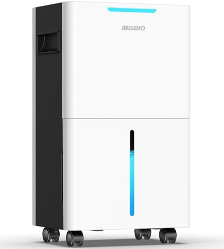 21 Pint Dehumidifier for Basement and Home with Drain Hose