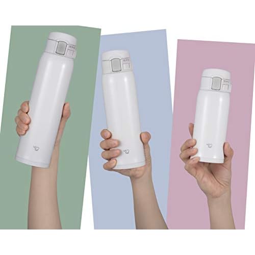Zojirushi SMSR60EWA Stainless Mug, 20-Ounce, White