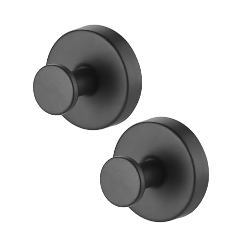 Suction Cup Wreath Hangers for Windows - Heavy Duty 15 lbs (Black, 2 Pack)