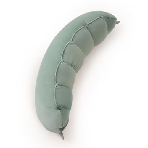 Long Round Body Pillow for Lumbar Support - Soft & Cozy