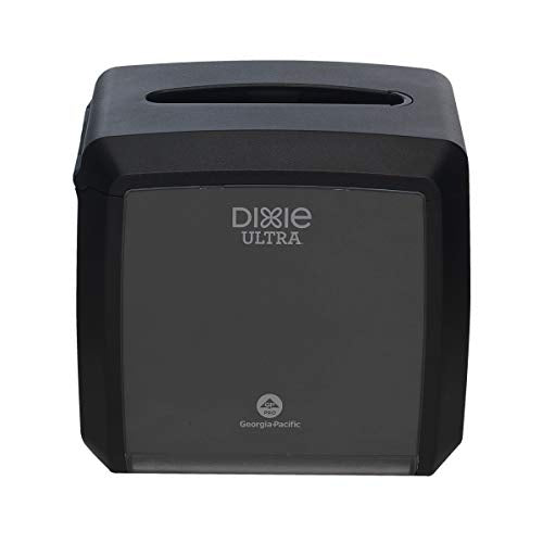 Tabletop Interfold Napkin Dispenser, Black, Holds 275 Napkins
