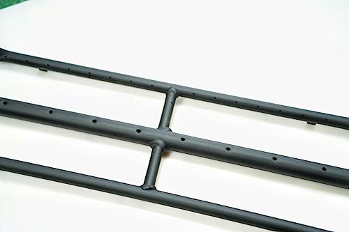 18 Inch Rectangular Gas Fire Pit H-Burner with 3 Pipes