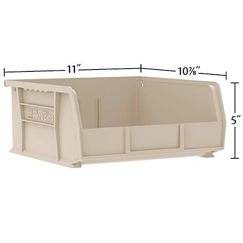 Clear Plastic Stackable Storage Bins 11x11x5 Inch 6-Pack