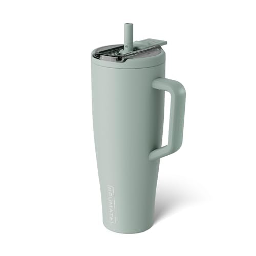 40oz Insulated Stainless Steel Tumbler with Leakproof Straw Lid - Sage