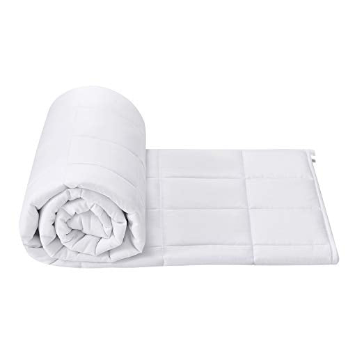 California King Size Weighted Blanket - 90''x108'', 40lbs, Cotton