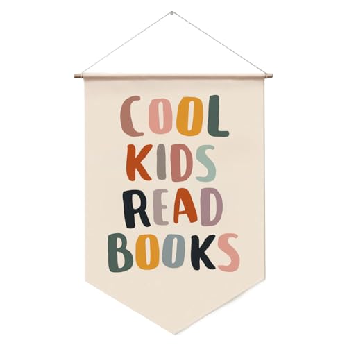 Kids Reading Nook Wall Banner - Classroom & Library Decor Hanging Sign