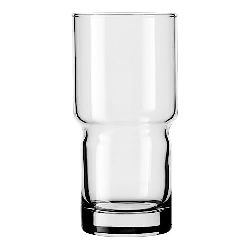 Newton 12 oz Stackable Beverage Glass, Heat-Treated, Set of 12