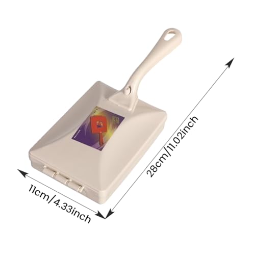 Handheld Carpet Debris Brush with Double Roller Design