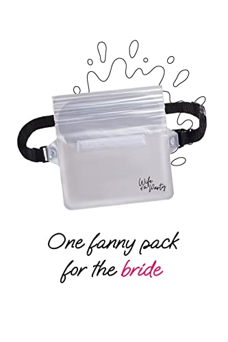 7-Pack Waterproof Bachelorette Party Fanny Packs - Bride and Squad Set