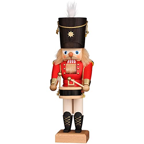 Christian Ulbricht Red Drummer Nutcracker 11.5" H Germany