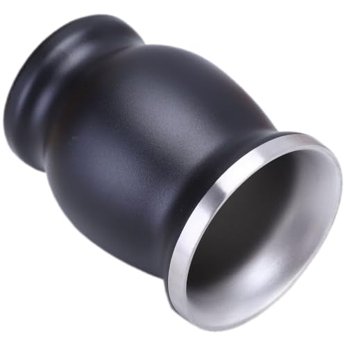 Beruth Black 8oz Stainless Steel Yerba Mate Cup Set with Bombillas & Brush