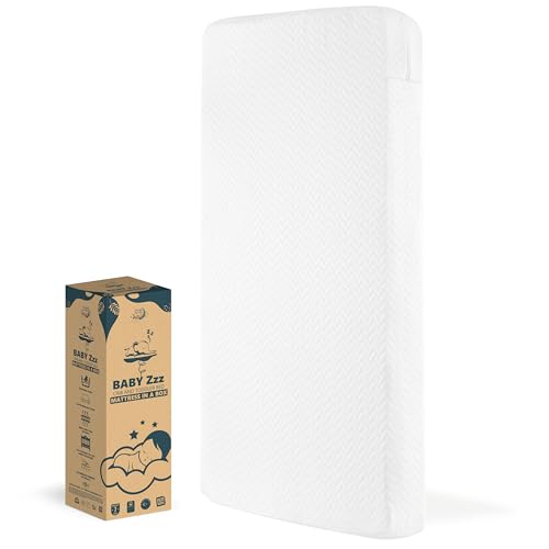 Dual-Sided 2-in-1 Baby Crib & Toddler Foam Mattress with Washable Cover