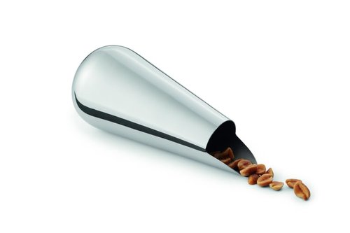 Philippi 202024 Verso Peanut Bowl, Nut Dispenser, Stainless Steel, Steel