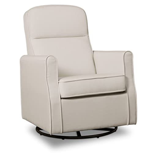 Slim Nursery Swivel Glider Rocker Chair - Cream