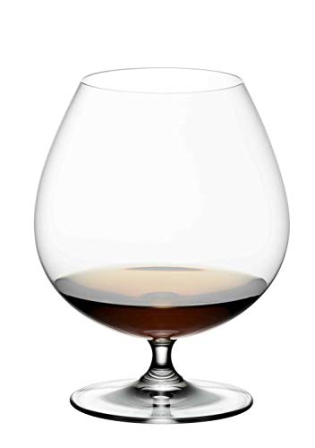Riedel Vinum Brandy Snifter Set of 4 - Lead Crystal Cognac Glasses, 6 Inch
