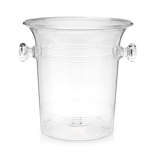True 3L Clear Acrylic Ice Bucket with Handles for Wine & Champagne
