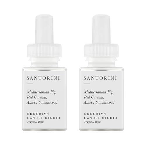 Santorini Fragrance Diffuser Refills, 2-Pack, Long-Lasting Home Scent