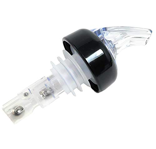 AmeriPour Clear 1.5oz Liquor Pourers - 3 Pack for Oversized Bottles, Made in USA
