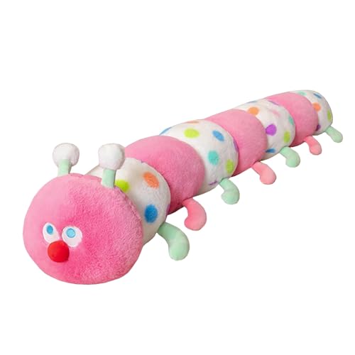Hofun4U 43-Inch Pink Caterpillar Plush Pillow - Kids & Home Decor Gift