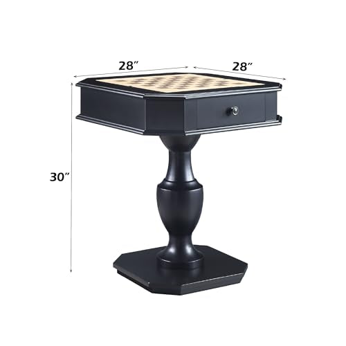 Traditional 3-in-1 Reversible Game Table with Storage Drawers