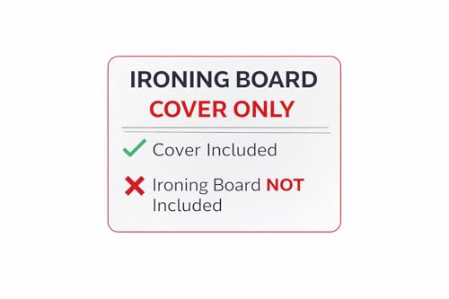 Heat-Reflective Ironing Board Cover, 15 x 54 Inch, 4-Layer Padded
