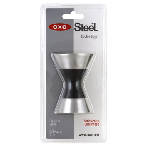 OXO Steel Double Jigger - Bar Tool for Accurate Cocktail Measurements