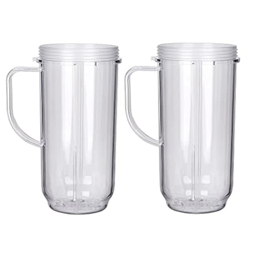 22oz Replacement Blender Cups for 250W Personal Juicers, 2-Pack