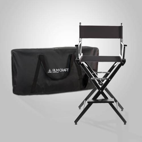 30-Inch Professional Director's Chair, Foldable Bar-Height Chair