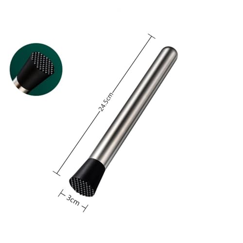 LKMM Stainless Steel Fruit and Ice Hammer - Multi-Function Juicer & Shaker Tool, 2 Pieces