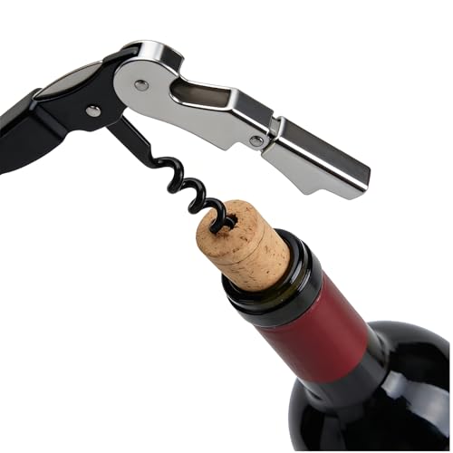 Bayyeskey 3-Pack Waiter's Corkscrew Wine Bottle Opener Set Stainless Steel