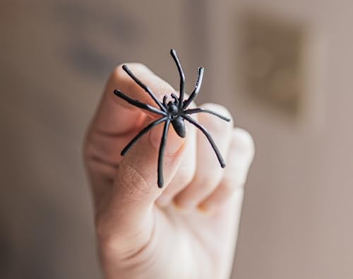 Halloween Spider Web Decoration with 8 Plastic Spiders, 200 Sq Ft