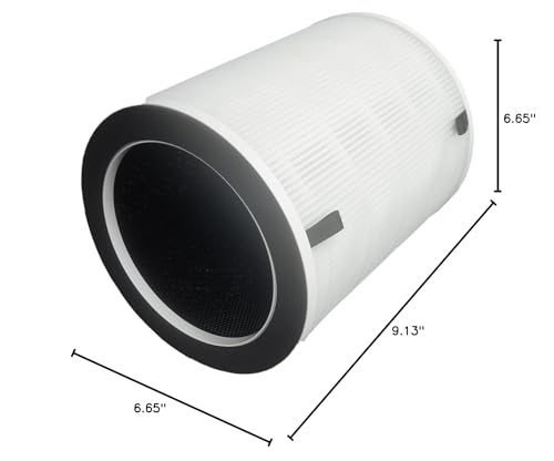 Slirceods CAC-J1510FW Filter Replacement Compatible with Sans/Afloia Max/Mage/Mage Pro/PARENT/Compass Home Smart/Taylor Swoden/Cuckoo/Rosewill RHAP-20001,RHAP-20002 Air Purifiers（2PACK）