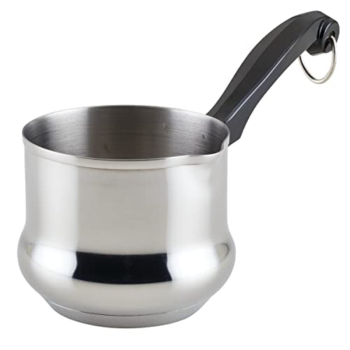 Stainless Steel Butter Warmer Pot with Pour Spout - Mini Saucepot