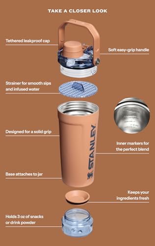 Insulated Stainless Steel Shaker Bottle 20 oz Dried Pine