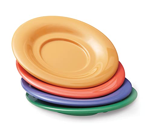 GET SU-3-FG Coffee Cup Saucer Set of 12, 5.5-inch, Forest Green