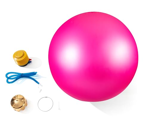 Pink Inflatable Decor Balls 22-inch - Large Outdoor Christmas & Party Ornaments, Reusable Garden & Wedding Decorations